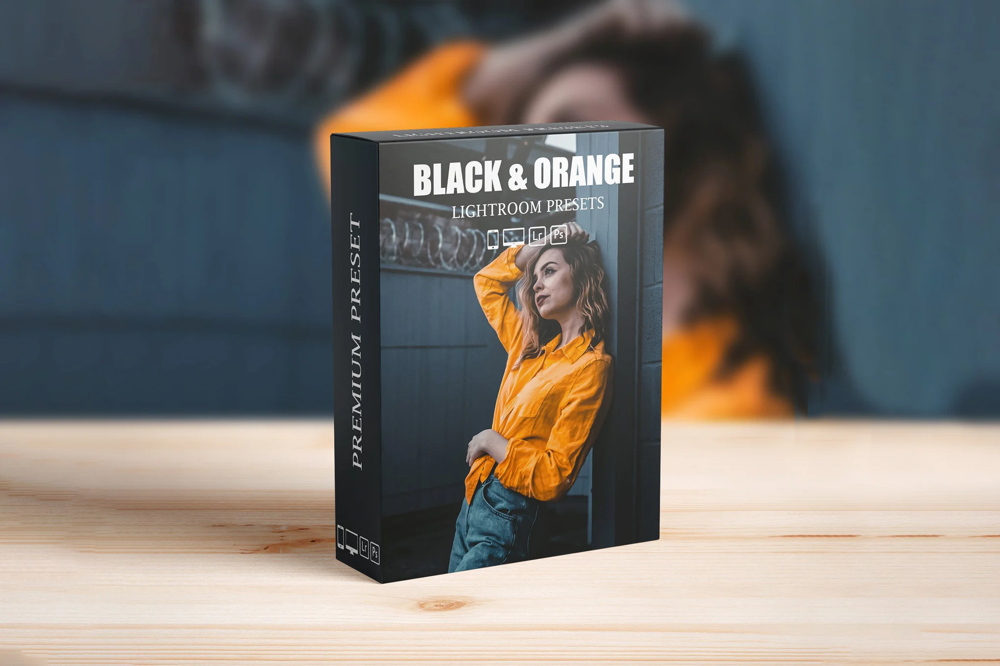 质感暗橙色调 Dark Moody and Orange Street Lightroom Presets