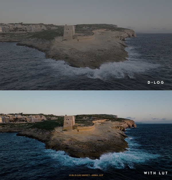 大疆MAVIC 3系列电影级LUT包 – 适用于D-LOG 10比特无人机素材 DJI MAVIC 3 SERIES CINEMATIC LUT PACK – For D-LOG 10bit Drone Footage