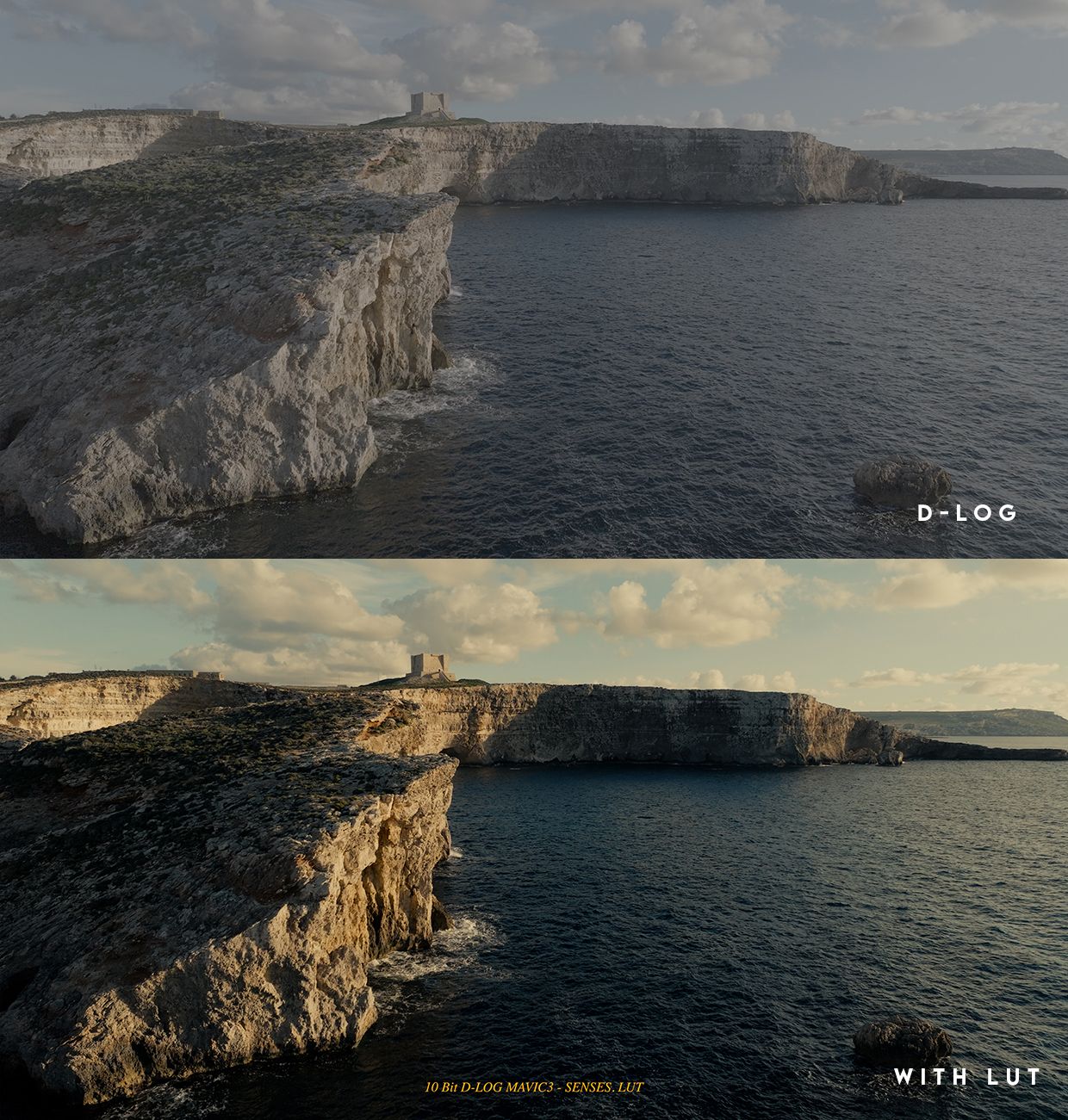 大疆MAVIC 3系列电影级LUT包 – 适用于D-LOG 10比特无人机素材 DJI MAVIC 3 SERIES CINEMATIC LUT PACK – For D-LOG 10bit Drone Footage