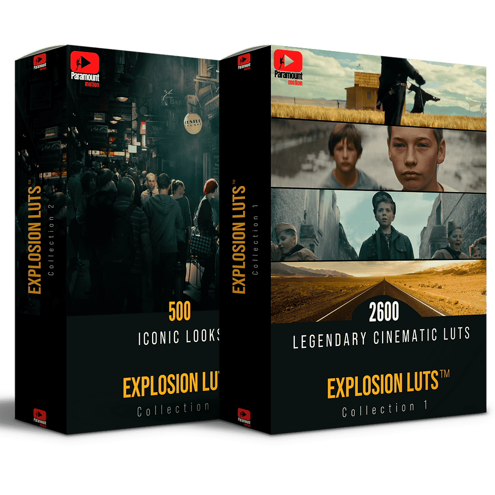 专业摄影电影感LUTs调色滤镜 EXPLOSION™ Cinematic LUTs Collection 1&2