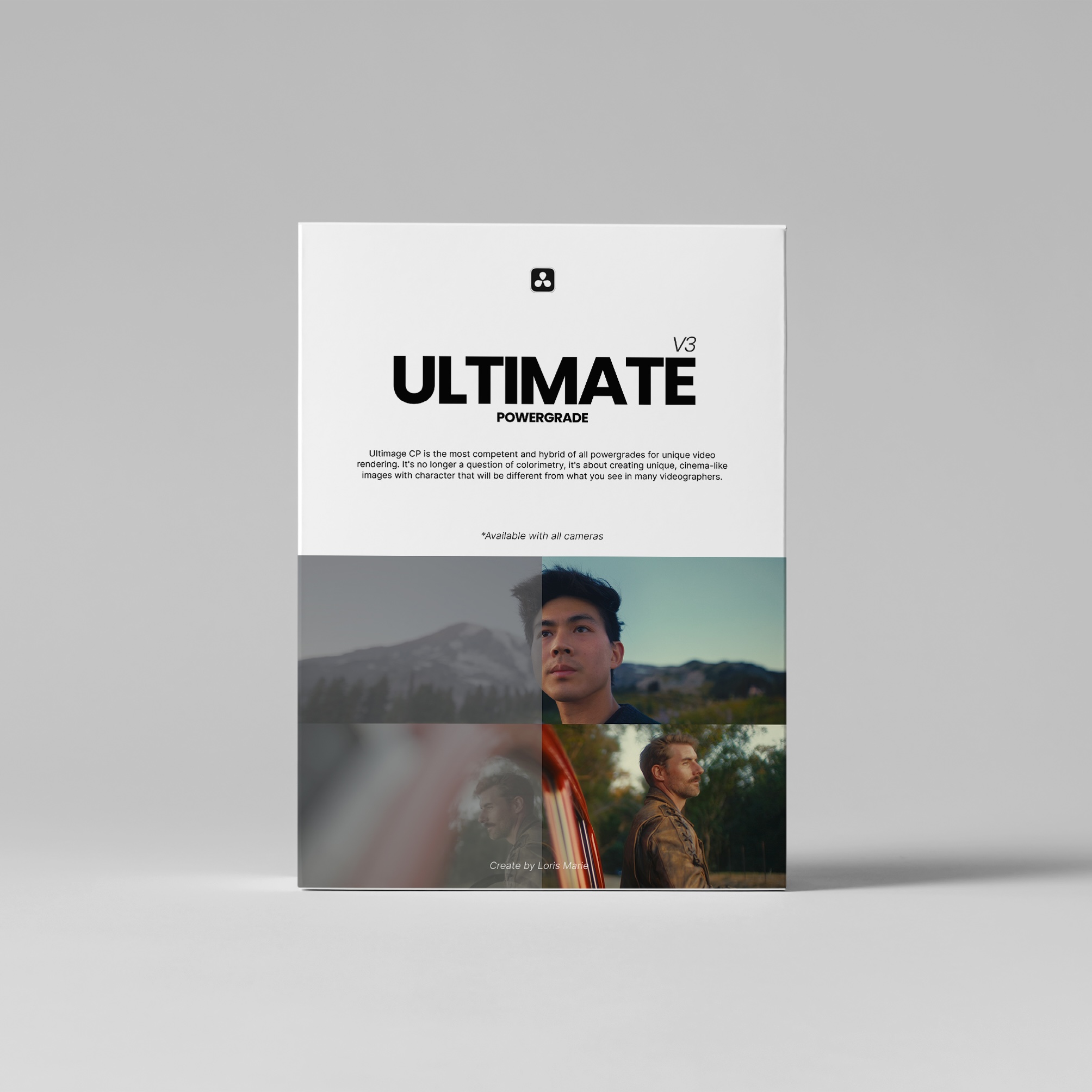 摄影师Loris Marie达芬奇视频调色限定预设包 – Ultimate Powergrade V3 (Davinci Resolve)