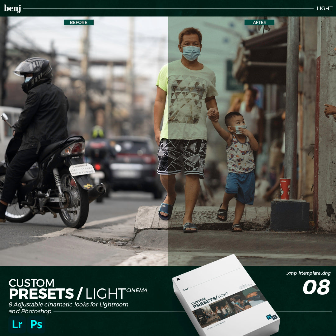 轻盈而强烈的电影色彩和色调 benj™ | Light