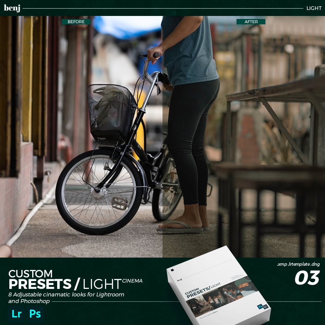 轻盈而强烈的电影色彩和色调 benj™ | Light