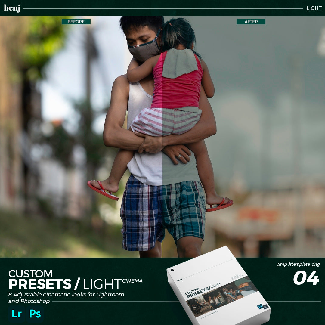 轻盈而强烈的电影色彩和色调 benj™ | Light