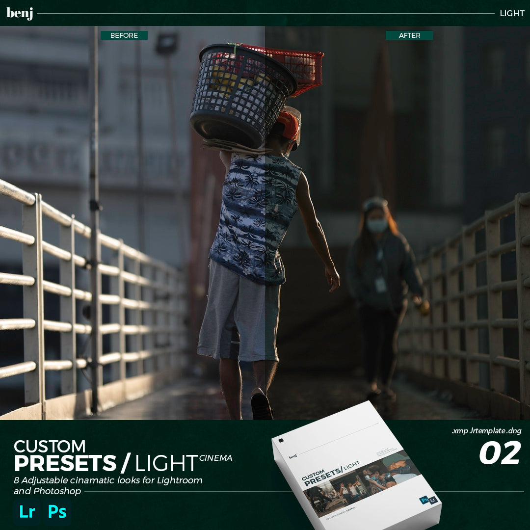 轻盈而强烈的电影色彩和色调 benj™ | Light