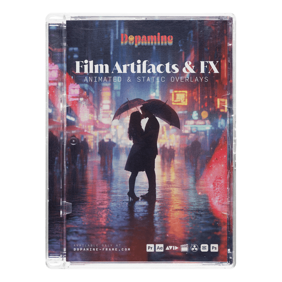 胶片特效与元素素材包 Dopamine Frame-Film Artifacts & FX