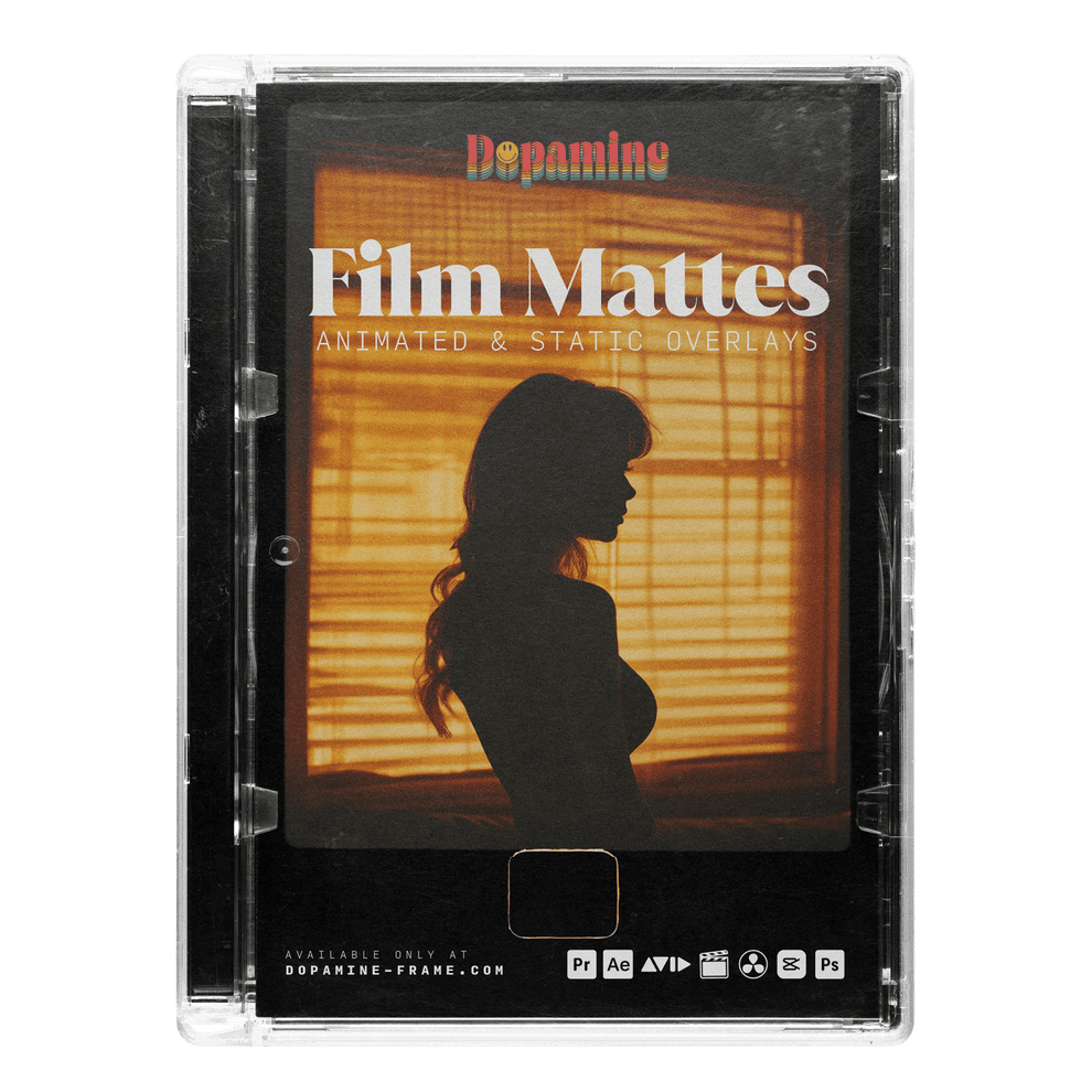 胶片电影遮罩叠加层素材包 Dopamine Frame-Film Matte Overlays