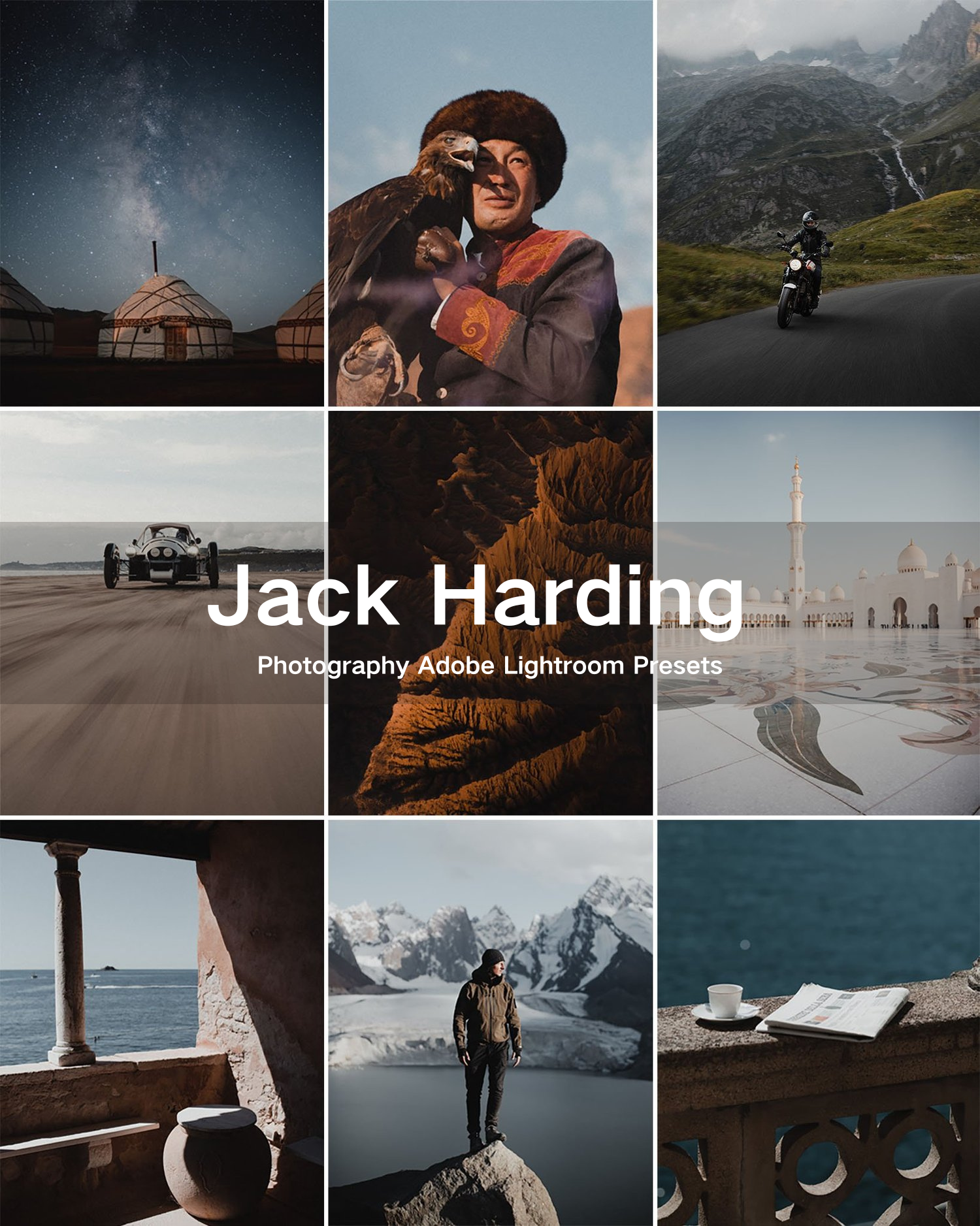 摄影师杰克·哈丁-旅拍风景摄影LR调色预设包 Jack Harding Photography Adobe Lightroom Presets