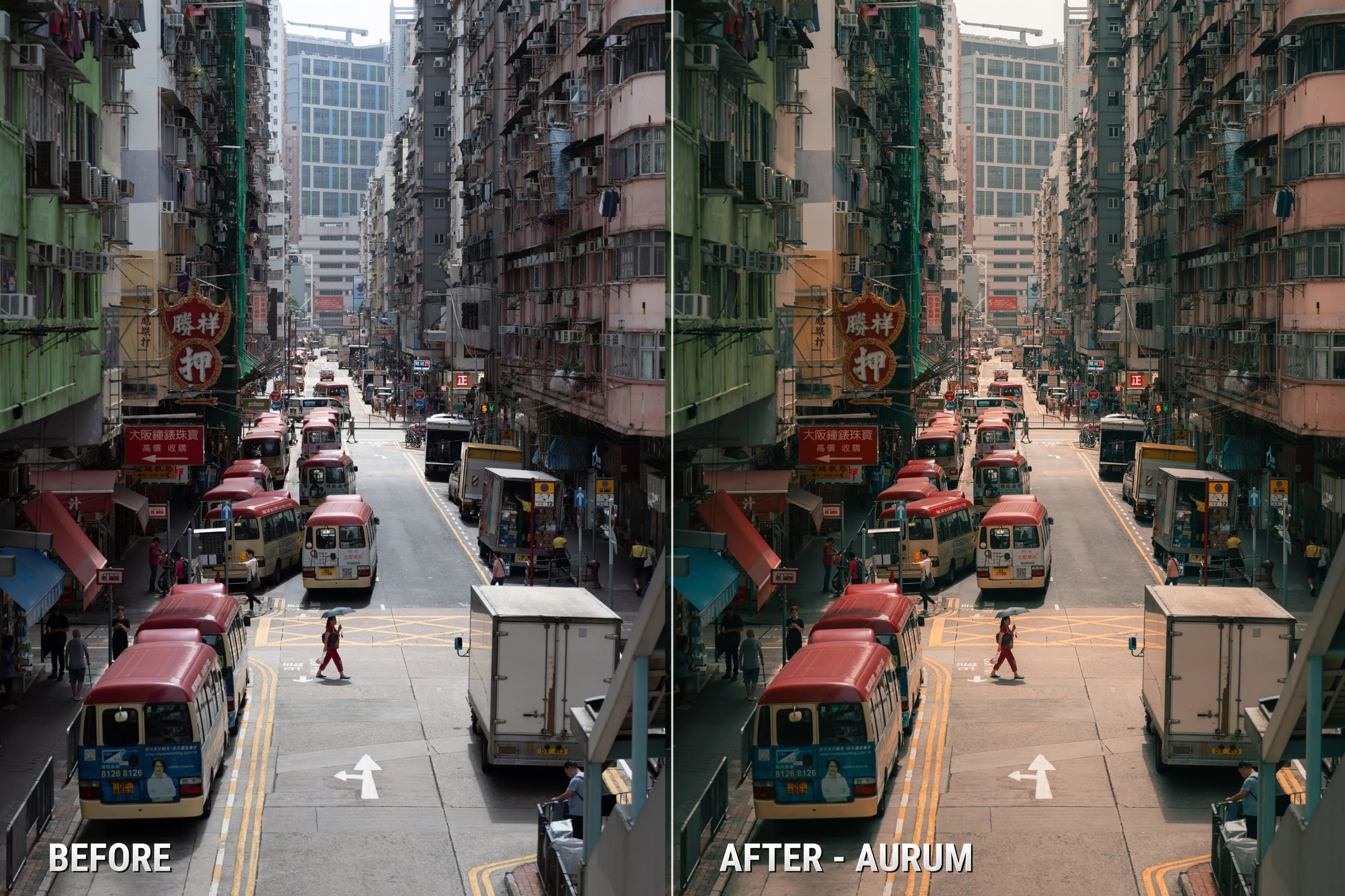 摄影师Kosnio香港旅行LR预设包 Echo Preset Pack