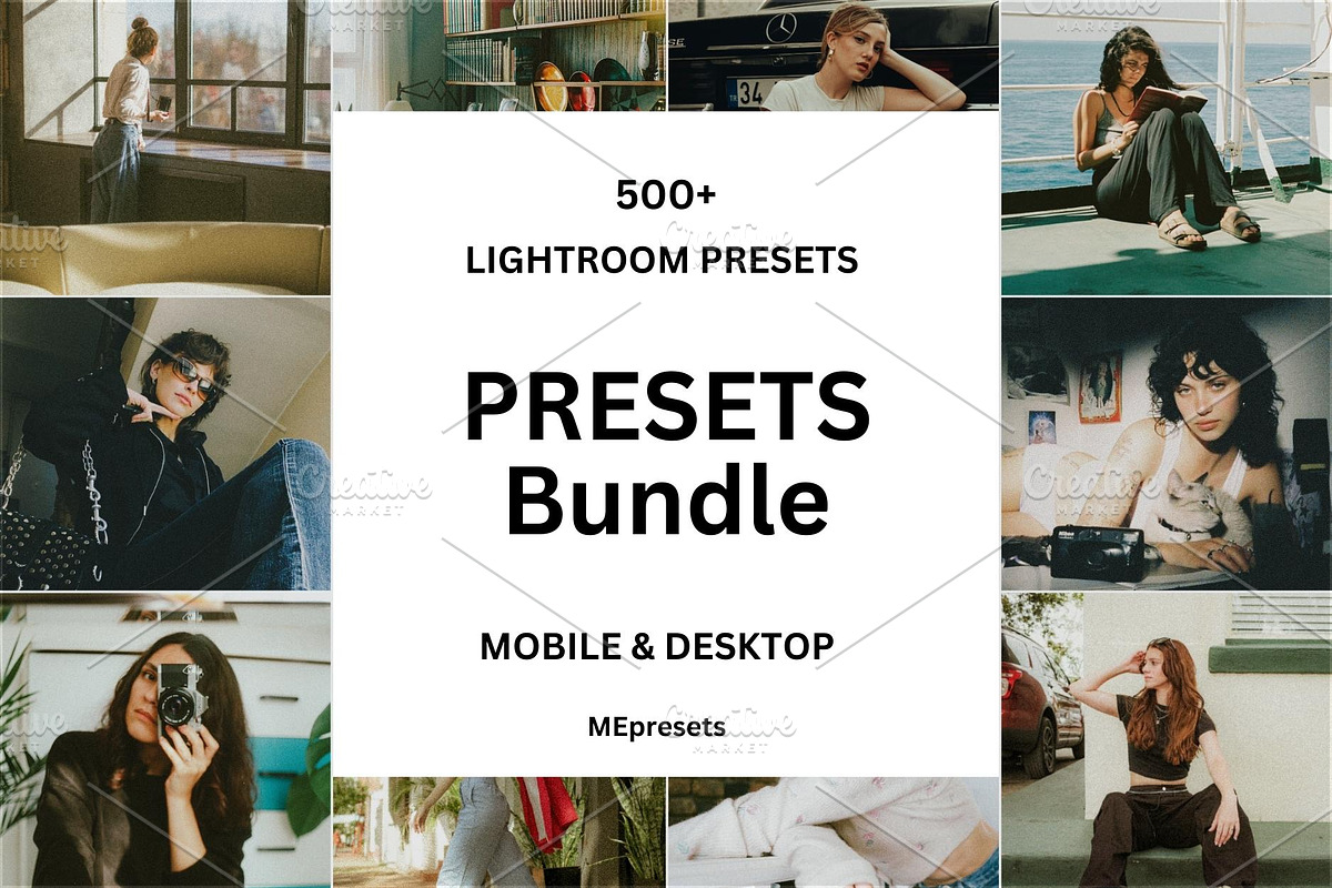 50个鲜明色彩胶片LR预设和视频调色luts：Hustle Lightroom Presets and LUTs