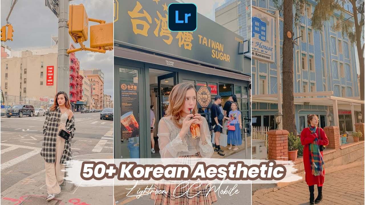 50个温馨暖色调（韩国）旅行人像、街拍Lightroom、PS 预设