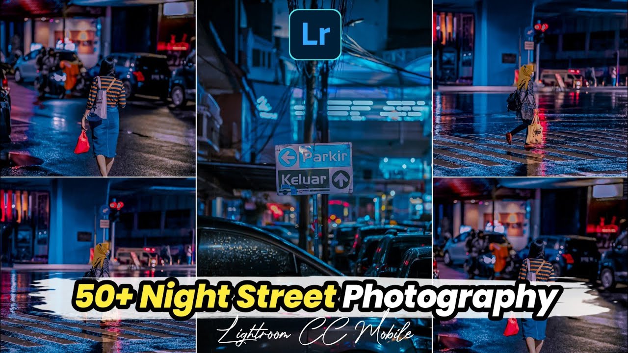 50个城市夜景蓝红色调Lightroom、PS预设，调出自己想要的色调